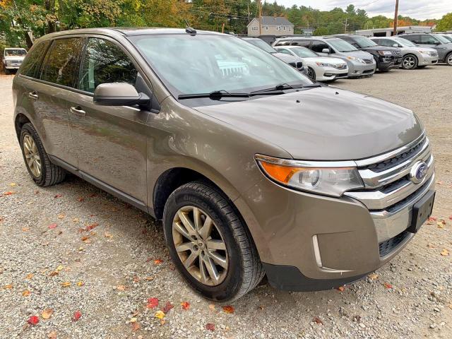 2FMDK4JCXDBA56183 - 2013 FORD EDGE SEL BROWN photo 1