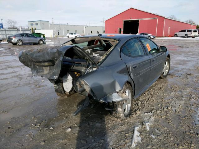 2G2WP552181155402 - 2008 PONTIAC GRAND PRIX SILVER photo 4