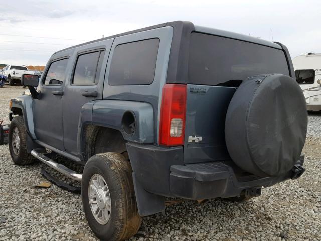 5GTDN136668328826 - 2006 HUMMER H3 BLUE photo 3