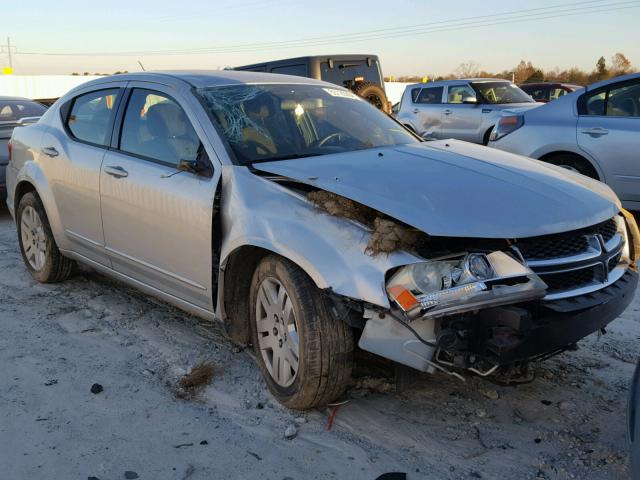 1B3BD4FB4BN579028 - 2011 DODGE AVENGER EX SILVER photo 1