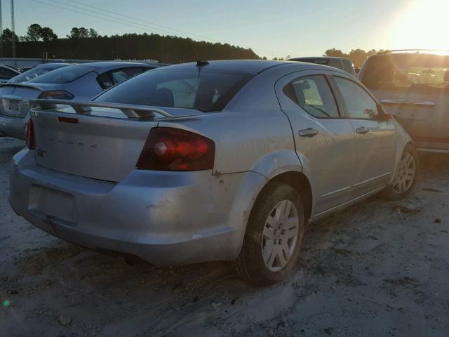 1B3BD4FB4BN579028 - 2011 DODGE AVENGER EX SILVER photo 4