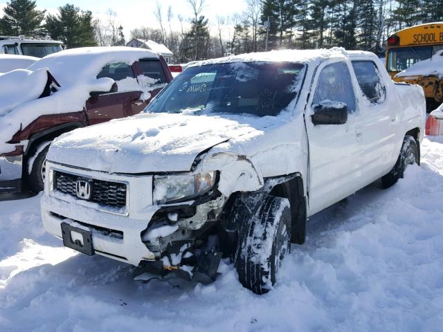 2HJYK16338H542751 - 2008 HONDA RIDGELINE WHITE photo 2