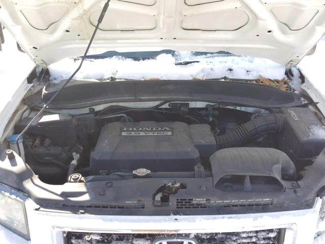 2HJYK16338H542751 - 2008 HONDA RIDGELINE WHITE photo 7