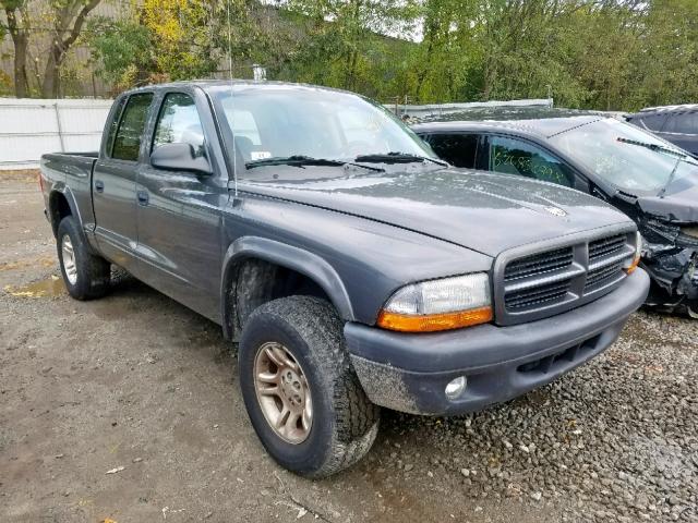 1D7HG38X63S228892 - 2003 DODGE DAKOTA QUA GRAY photo 1