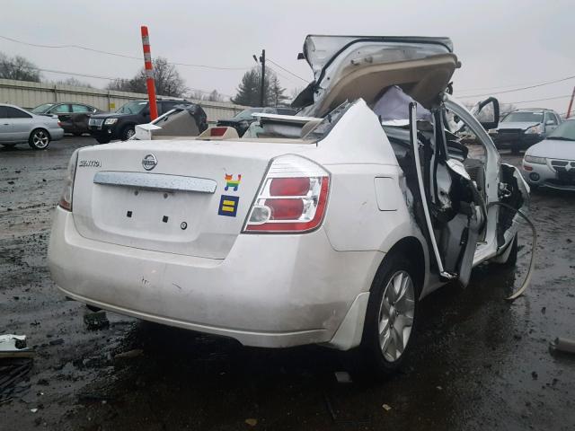 3N1AB6AP2AL726639 - 2010 NISSAN SENTRA 2.0 WHITE photo 4