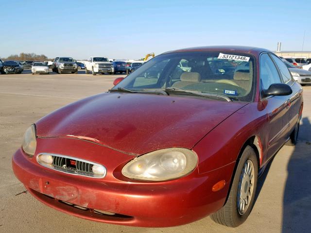 1MEFM50U8WA648380 - 1998 MERCURY SABLE GS MAROON photo 2