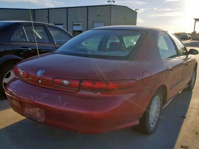 1MEFM50U8WA648380 - 1998 MERCURY SABLE GS MAROON photo 4