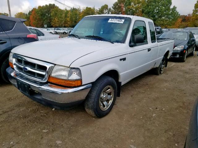 1FTYR14V5YPA46723 - 2000 FORD RANGER SUP WHITE photo 2