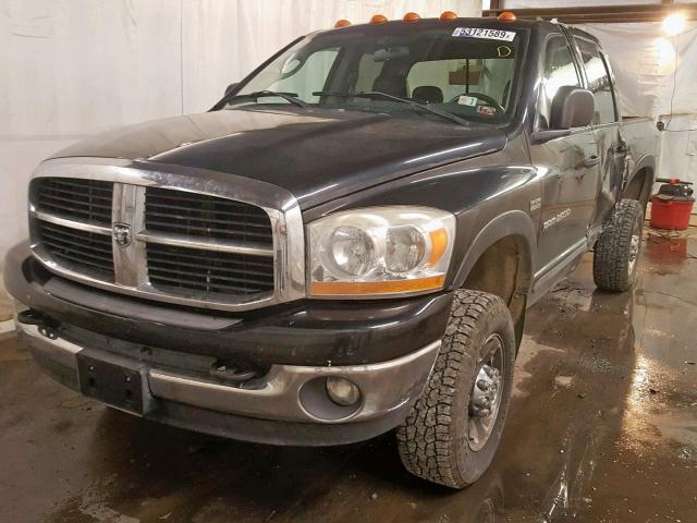 1D7KS28D06J166887 - 2006 DODGE RAM 2500 S Սև լուսանկար 2