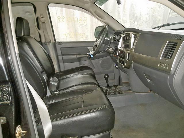 1D7KS28D06J166887 - 2006 DODGE RAM 2500 S Սև լուսանկար 5