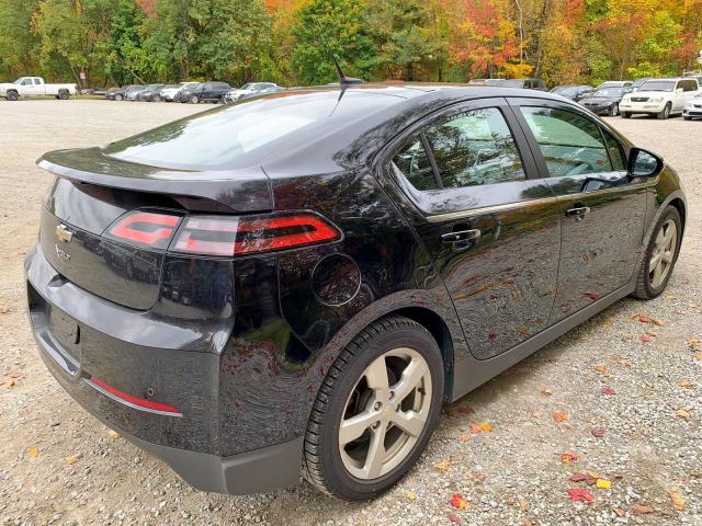 1G1RC6E4XCU106300 - 2012 CHEVROLET VOLT BLACK photo 4