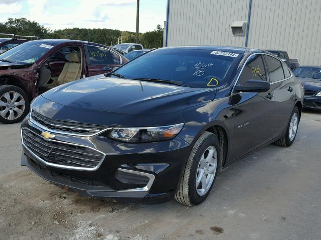 1G1ZB5ST7HF180715 - 2017 CHEVROLET MALIBU LS 黑色 照片 2