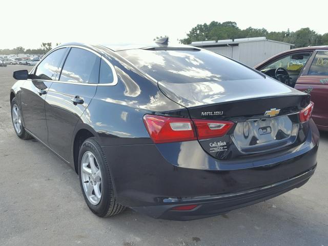 1G1ZB5ST7HF180715 - 2017 CHEVROLET MALIBU LS 黑色 照片 3
