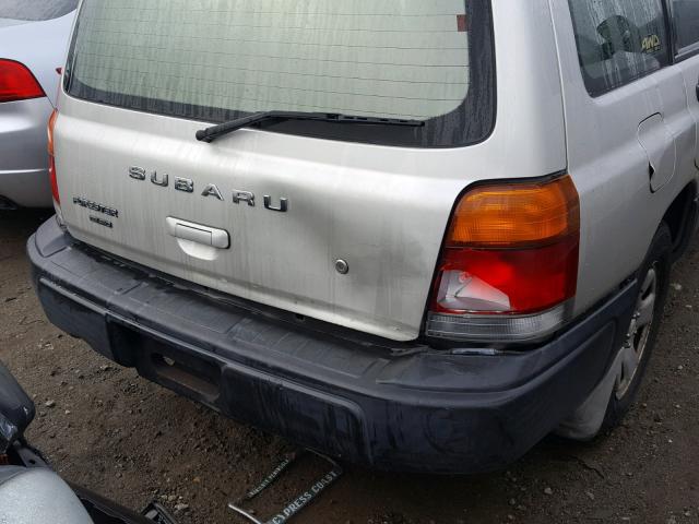 JF1SF6354YH724956 - 2000 SUBARU FORESTER L SILVER photo 9