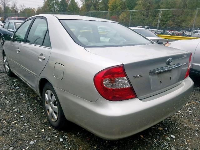 4T1BE32K73U646848 - 2003 TOYOTA CAMRY LE SILVER photo 3