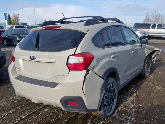 JF2GPABC2G8292092 - 2016 SUBARU CROSSTREK TAN photo 4