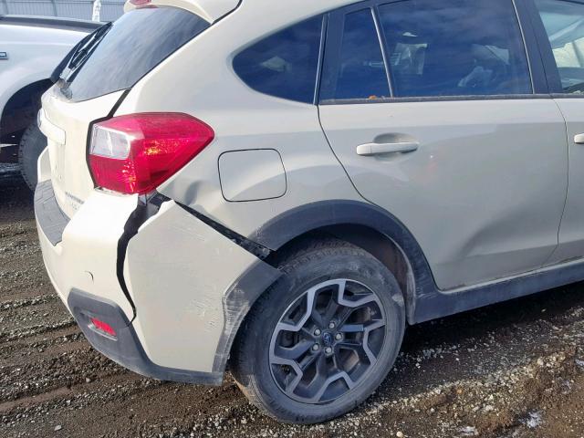 JF2GPABC2G8292092 - 2016 SUBARU CROSSTREK TAN photo 9