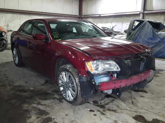 2C3CCARG5EH211793 - 2014 CHRYSLER 300 RED photo 1