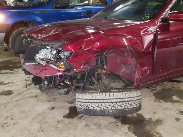 2C3CCARG5EH211793 - 2014 CHRYSLER 300 RED photo 9