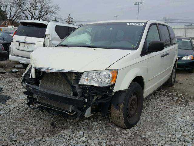 2A8HR44H78R665651 - 2008 CHRYSLER TOWN & COU WHITE photo 2