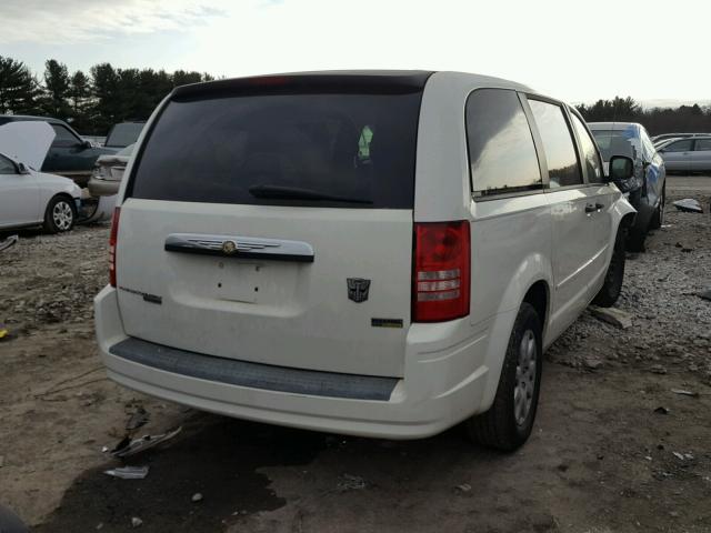 2A8HR44H78R665651 - 2008 CHRYSLER TOWN & COU WHITE photo 4