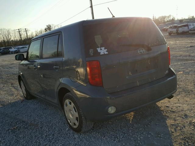 JTLKE50E681048549 - 2008 TOYOTA SCION XB Dəniz mavisi foto 3