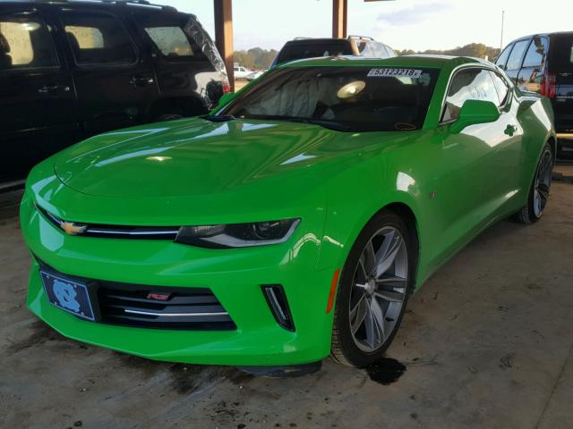 1G1FA1RS7H0196864 - 2017 CHEVROLET CAMARO LS GREEN photo 2