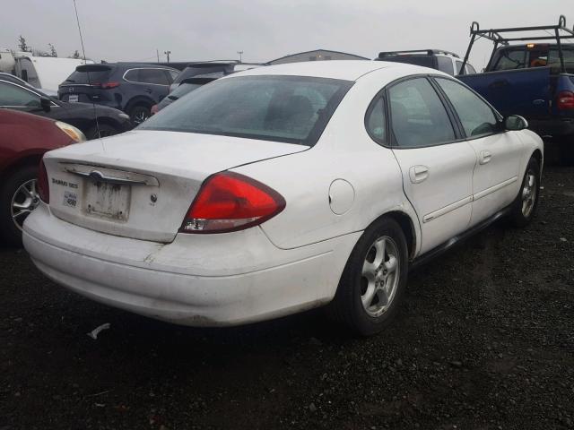 1FAFP55U33G209331 - 2003 FORD TAURUS SES WHITE photo 4