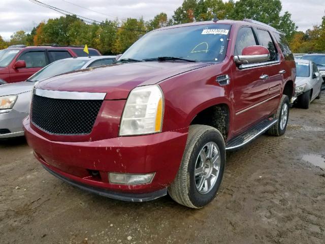 1GYFK63857R155474 - 2007 CADILLAC ESCALADE L RED photo 2