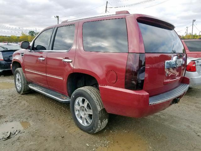 1GYFK63857R155474 - 2007 CADILLAC ESCALADE L RED photo 3