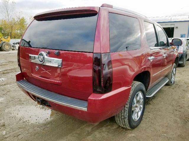 1GYFK63857R155474 - 2007 CADILLAC ESCALADE L RED photo 4