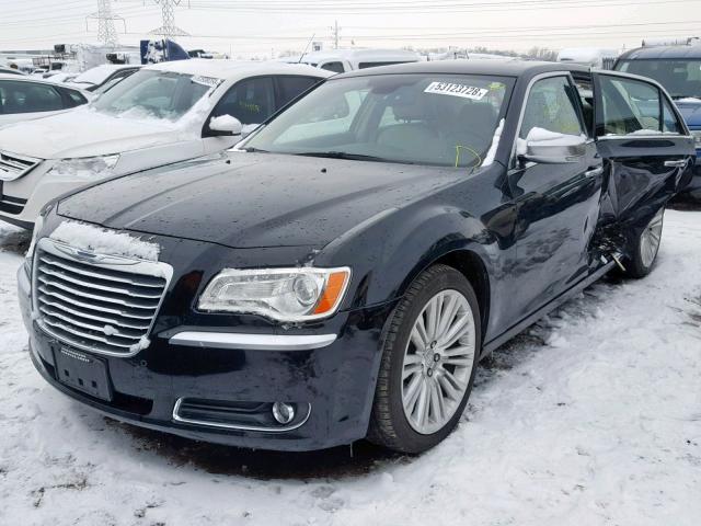 2C3CCAPTXDH504961 - 2013 CHRYSLER 300C LUXUR BLACK photo 2