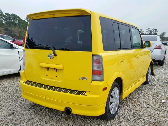 JTLKT324154017430 - 2005 TOYOTA SCION XB Сары фото 4