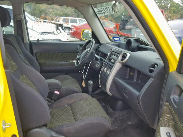 JTLKT324154017430 - 2005 TOYOTA SCION XB Сары фото 5