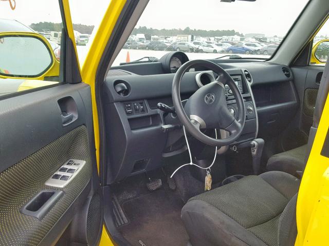 JTLKT324154017430 - 2005 TOYOTA SCION XB Сары фото 9