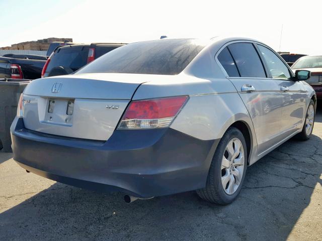 1HGCP36839A008612 - 2009 HONDA ACCORD EXL SILVER photo 4