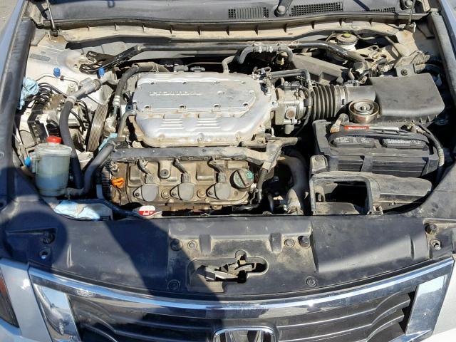 1HGCP36839A008612 - 2009 HONDA ACCORD EXL SILVER photo 7