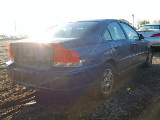 YV1RS592X52483084 - 2005 VOLVO S60 2.5T BLUE photo 4