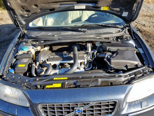 YV1RS592X52483084 - 2005 VOLVO S60 2.5T BLUE photo 7