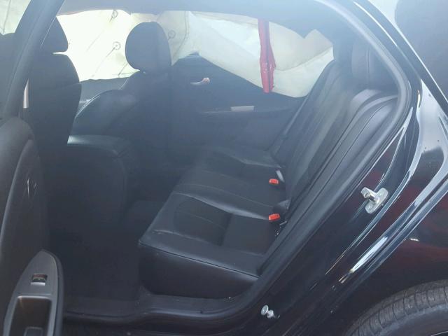 1G1ZE5E76BF153826 - 2011 CHEVROLET MALIBU LTZ შავი ფოტო 6