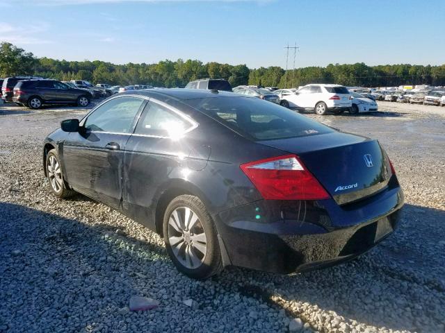 1HGCS12859A025307 - 2009 HONDA ACCORD EXL BLACK photo 3