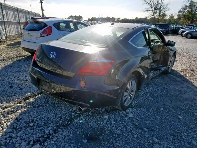 1HGCS12859A025307 - 2009 HONDA ACCORD EXL BLACK photo 4