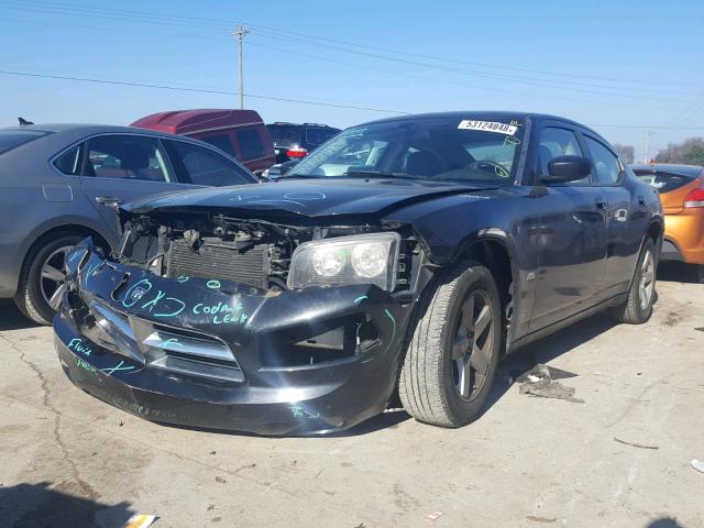 2B3KA33V49H540296 - 2009 DODGE CHARGER SX BLACK photo 2