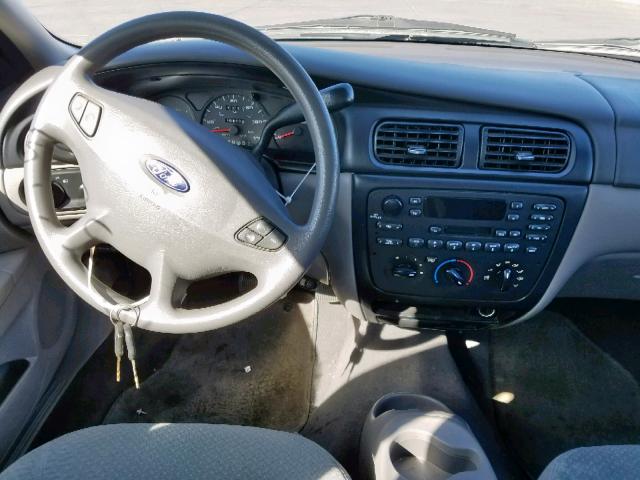 1FAFP52U51A113575 - 2001 FORD TAURUS LX WHITE photo 9