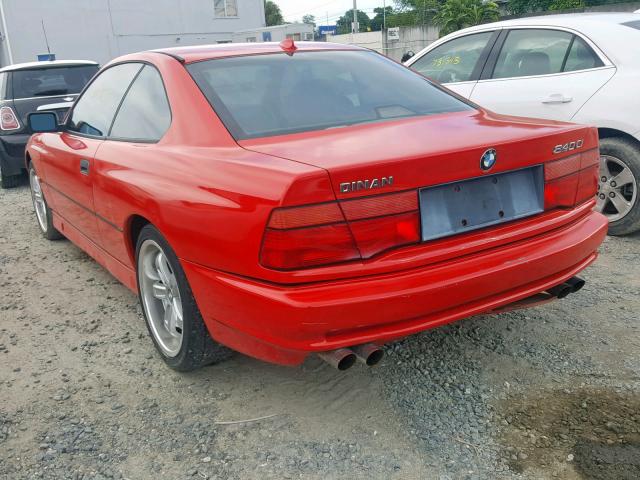 WBAEF6323SCC90059 - 1995 BMW 840 CI AUT RED photo 3