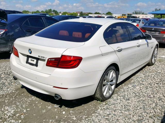 WBAFR7C50CC810163 - 2012 BMW 535 I WHITE photo 4