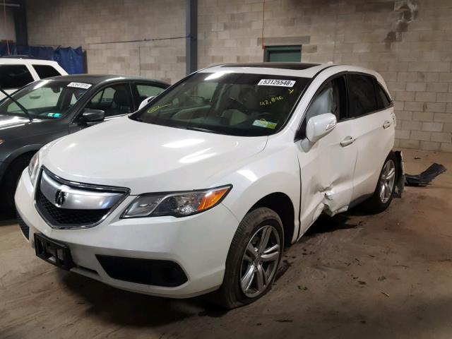 5J8TB4H36EL021584 - 2014 ACURA RDX BASE WHITE photo 2