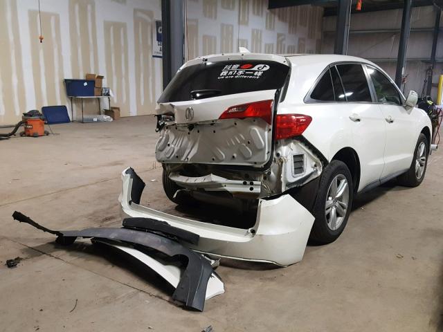 5J8TB4H36EL021584 - 2014 ACURA RDX BASE WHITE photo 4