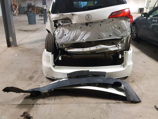 5J8TB4H36EL021584 - 2014 ACURA RDX BASE WHITE photo 9