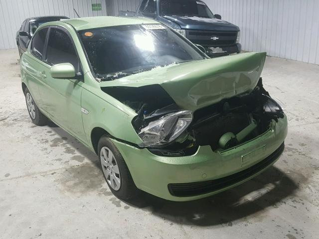 KMHCM3ACXAU156743 - 2010 HYUNDAI ACCENT BLU GREEN photo 1